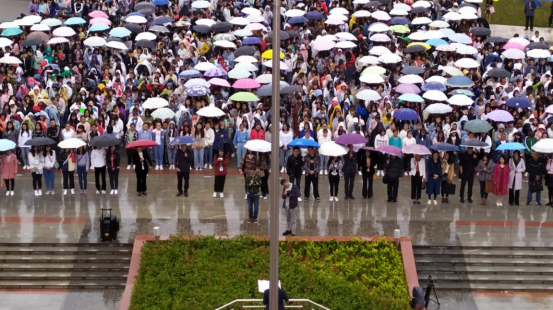 我与祖国共奋进  献礼祖国70华诞——BB贝博艾弗森官网2019级新生开学典礼