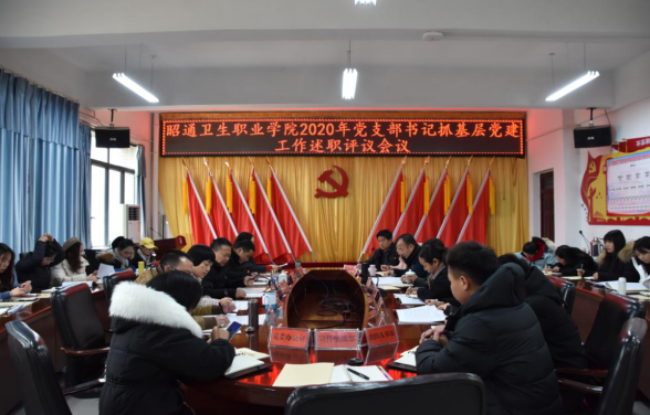 BB贝博艾弗森官网召开2020年党支部书记抓基层党建工作述职评议会议