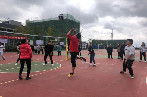 激情似火，排球赛场显身手 同心协力，赛出风格增友谊——BB贝博艾弗森官网第三届教职工气排球比赛